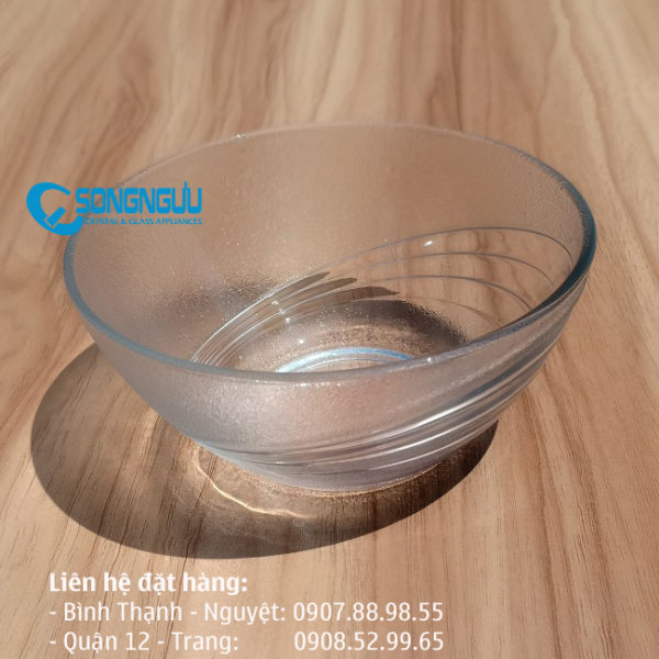 CHÉN THỦY TINH XOẮN NHÁM CÁT