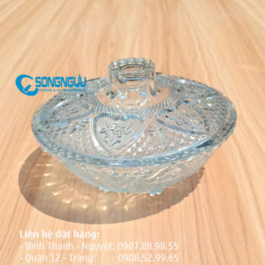 THỐ TIM THỦY TINH 13cm