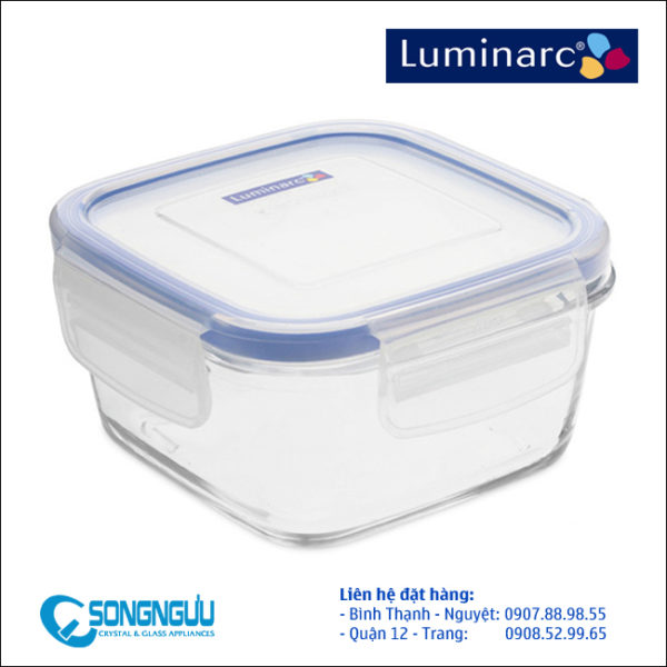 HỘP THỦY TINH LUMINARC VUÔNG 380ml
