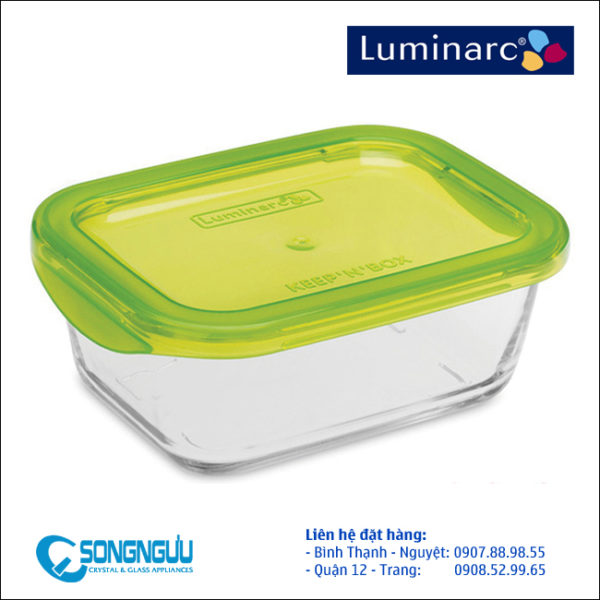HỘP LUMINARC CHỮ NHẬT 370ml