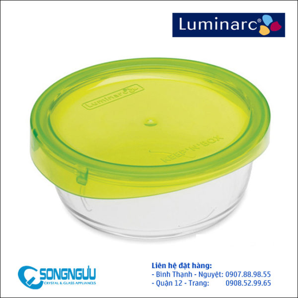 HỘP THỦY TINH LUMINARC TRÒN 630ml