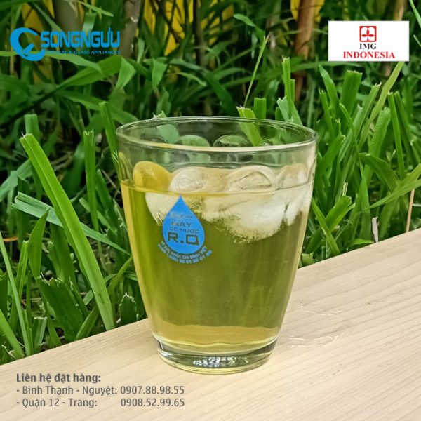 Ly trà đá in logo sọc trung 260ml