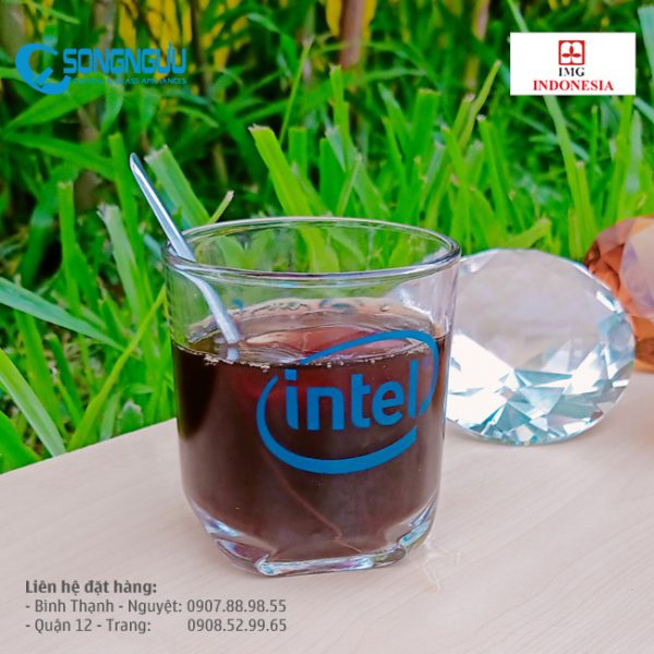 Ly chặt góc in logo Intel