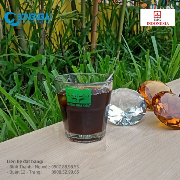 Ly cà phê sọc khía Indonesia 306ml