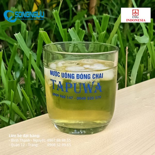 Ly trà đá bầu lùn in logo 230ml